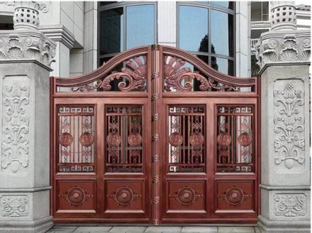 別墅鋁藝大門噴漆的注意事項